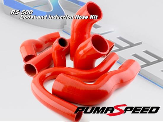 Focus RS 500 Boost and Induction Hose Kit in Red